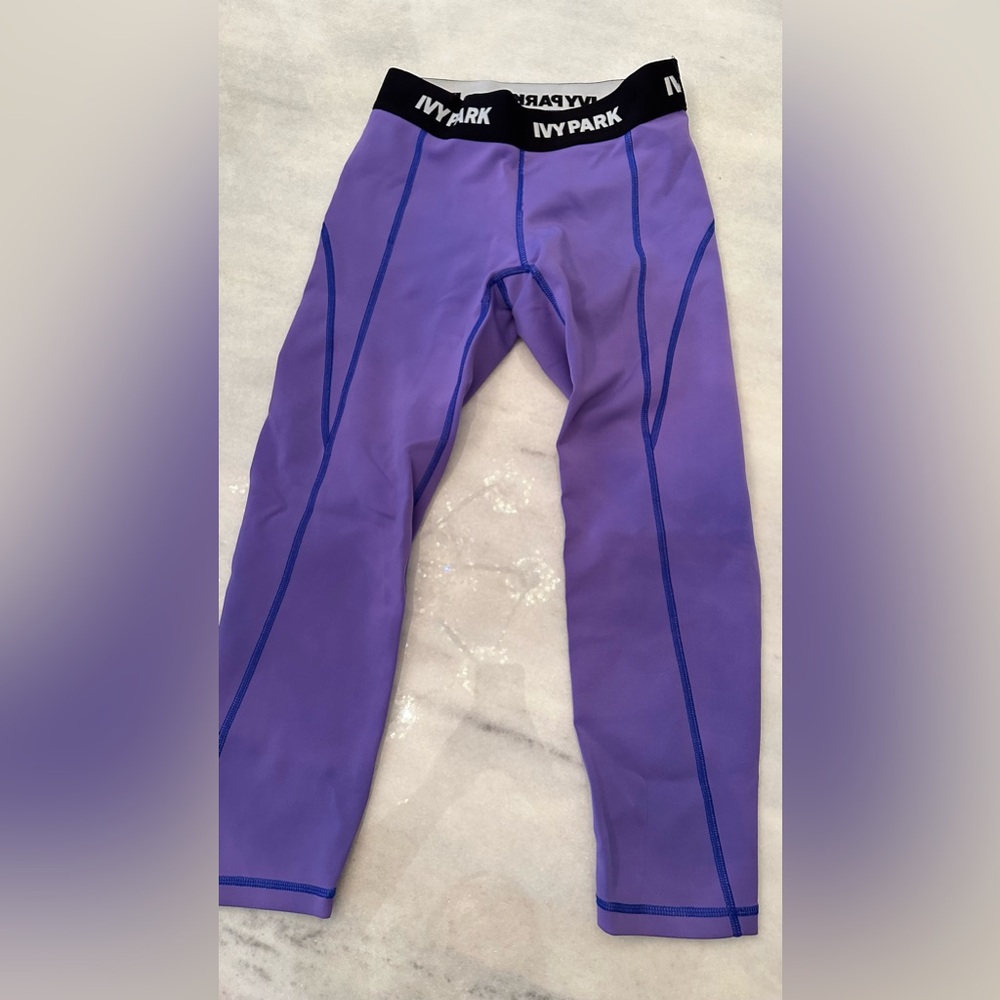 Ivy park blue/purple cropped pant